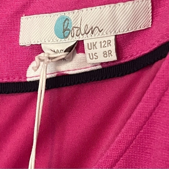 NWT Boden Joanna Ponte Dress in Pink Daisy Floral sleeveless J0443 size 8 - Picture 7 of 11